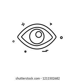 eye icon design vector