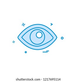 eye icon design vector