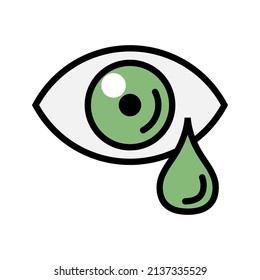 eye icon design, vector illustration with line style, best used for banner or web application