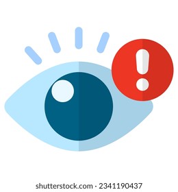 diseño de iconos oculares, ilustración vectorial