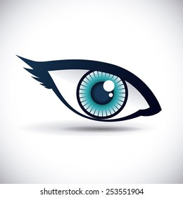 eye icon design, vector illustration eps10 graphic 