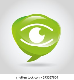 eye icon design, vector illustration eps10 graphic 