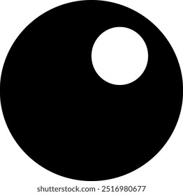 Icono del ojo para diseñar su obra de arte.