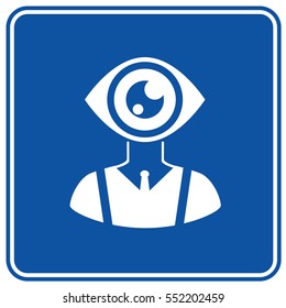 Eye icon design,clean vector