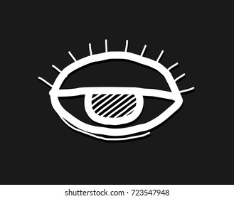 eye icon doodle
