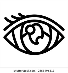 Eye Icon Element For Design