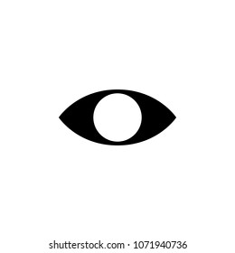 eye icon. Element of minimalistic icon for mobile concept and web apps. Signs and symbols collection icon for websites, web design, mobile app on white background