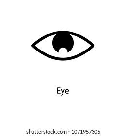 eye icon. Element of minimalistic icon for mobile concept and web apps. Signs and symbols collection icon for websites, web design, mobile app on white background