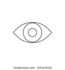 eye  icon. Element of web, minimalistic for mobile concept and web apps icon. Thin line icon for website design and development, app development