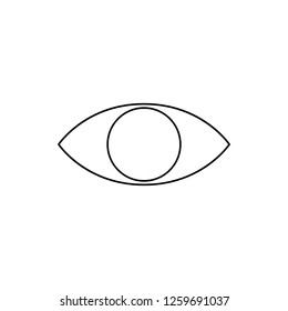 eye icon. Element of web for mobile concept and web apps icon. Thin line icon for website design and development, app development