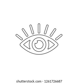 eye icon. Element of web for mobile concept and web apps icon. Thin line icon for website design and development, app development