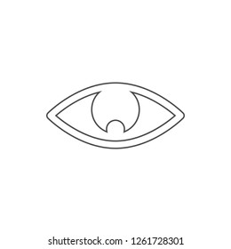 eye icon. Element of web for mobile concept and web apps icon. Thin line icon for website design and development, app development