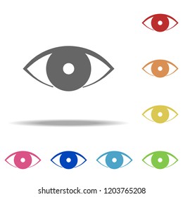 eye icon. Elements of web in multi color style icons. Simple icon for websites, web design, mobile app, info graphics