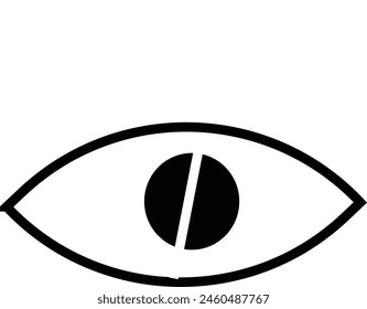 icono de ojo eps 10 diseño