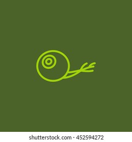  Eye icon flat.