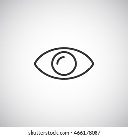  Eye icon flat.