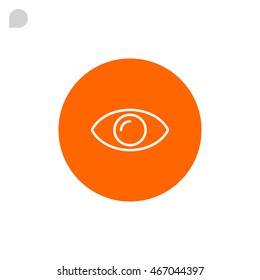  Eye icon flat.