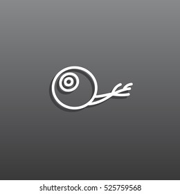  Eye icon flat.