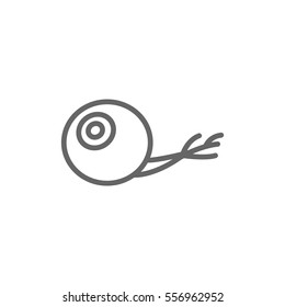  Eye icon flat.