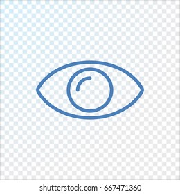  Eye icon flat.