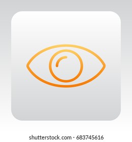  Eye icon flat.