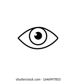 Eye Icon . Flat Design Style Vector