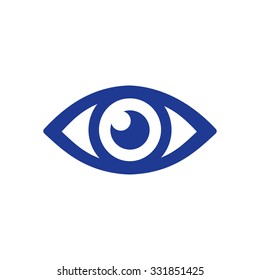 Eye icon. Flat design style.