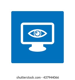 Eye Icon, flat design style