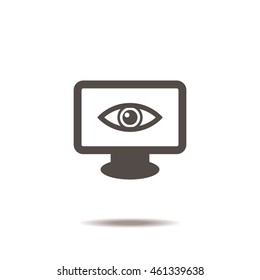 Eye Icon, flat design style