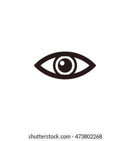 Eye Icon, flat design style