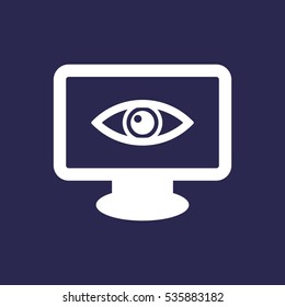 Eye Icon, flat design style