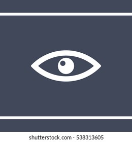 Eye Icon, flat design style