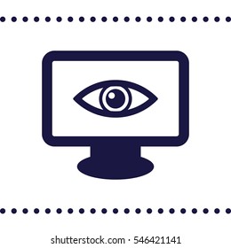 Eye Icon, flat design style