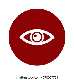 Eye Icon, flat design style