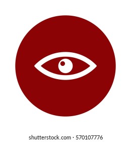 Eye Icon, flat design style