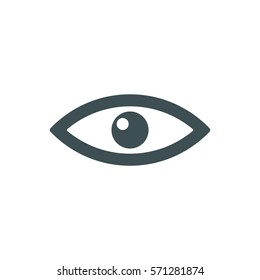 Eye Icon, flat design style