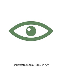 Eye Icon, flat design style