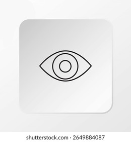 	
Eye Icon, Flat Vector Human Eye Symbol for Medical Use	