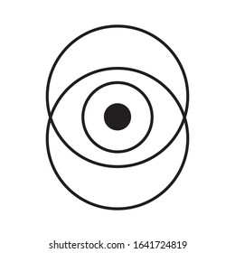 Eye Icon for Graphic Design Projects
