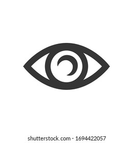 Icono ocular para proyectos de diseño gráfico