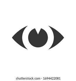 Icono ocular para proyectos de diseño gráfico