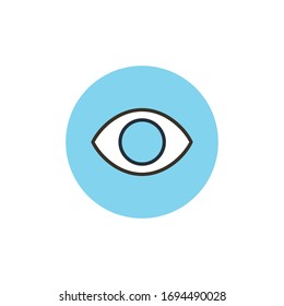 Eye Icon for Graphic Design Projects