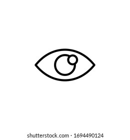 Icono ocular para proyectos de diseño gráfico