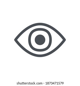 Augensymbol für Grafikdesign-Projekte