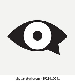 Icono ocular para proyectos de diseño gráfico