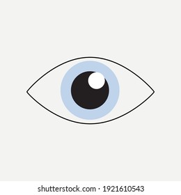 Icono ocular para proyectos de diseño gráfico
