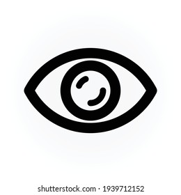 Icono ocular para proyectos de diseño gráfico