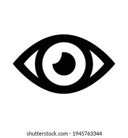 Icono ocular para proyectos de diseño gráfico