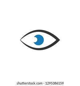 Eye icon graphic design template vector isolated