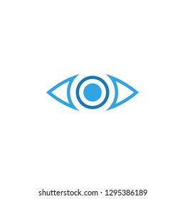 Eye icon graphic design template vector isolated
